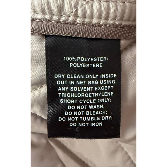 Lafayette 148 Womens Lightweight Puff Quilted Jacket Double Zip Pockets Zip Cuff - Picture 7 of 8